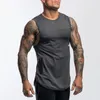 Canottiera sportiva Crazy Muscle da uomo Fitness senza maniche T-shirt Casual Outdoor Training Canotte traspiranti allentate ad asciugatura rapida280f