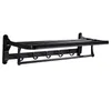 Bathroom Towel Rack Aluminum Black White 5060 cm Towel Holder Folding Wall Mounted Bathroom Rail Holder Hanger Bar9788868