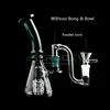 Adaptador suspenso de vidro paralelo reto 14mm 18mm macho fêmea adaptadores suspensos para quartzo banger fumar cachimbo de água óleo dab rigs bongs