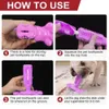 Toothbrush for pets Pet Chew toys Dog Teeth Cleaning Tools Silicone Dog Toys Teeth Tooth Brushing Stick With Medium and large size