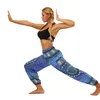 Women Casual allentato Yoga pantaloni larghi Boho Aladdin tuta Harem senza saldatura allentato signore casuali dei pantaloni di danza Yoga Pants