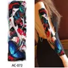 1pc Sexy Waterdichte Tijdelijke Tattoo Sticker Volledige Arm Mouw Grote Skull Tatoo Stickers Fake FatToos