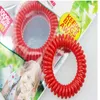 50pcs Mosquito Repellent Bracelet Stretchable Elastic Coil Spiral hand Wrist Band telephone Ring Chain Anti-mosquito bracelet 100