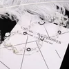 Partihandel - Designer Luxury Classic Style Elegant Blomma Beatutiful Butterfly Crystal Pearl Chain Long Sweater Statement Halsband för kvinna