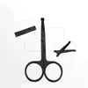 3.0 black round head nose hair clipper for men nose hair trimmer for women beauty nose hair small scissors 200 pcs