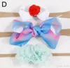 Christmas Colorful Girl Baby Bow Headband Bowknot Cute Head Wrap Twisted Knot Hair Band Headbands Bandanas Hairbands A710