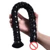 1968 polegada Extralong Vibrador Com Ventosa Escama de Peixe Textura Pênis Realista Garganta Profunda Butt Plug Anal Sex Toys Para Women1511407