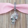 Andy Jewel 925 Sterling Silver kralen Chinees Flower Girl Charms Past European Pandora Style Jewelry armbanden ketting 798114SSP