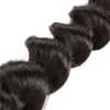 Brazilian Virgin Human Human Weave 3 Bundles Corpo reto Solto onda profunda encaracolado barato 9a peruano cru cru indiano extensões atacado