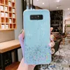 Applicable to Samsung S10plus mobile phone case New S9plus transparent Epoxy glitter Note10 starry quicksand female