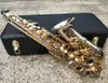 New JUPITER Saxofone alto Eb Tune niquelado E plana sax alto JAS- 1100SG Instrumentos musicais com caso Bocal Copiar