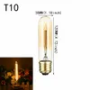 Retro Edison LED-lampor E27 40W 110V 220V T45 T10 T185 T225 T300 ampulllampa glödlampa glödlampor 2700k