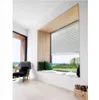 Groothandel Groothandel Waterdicht 3 stks 48x72 "Geplooide gordijn draadloze lichte filtering geplooide stoffen blind schaduw