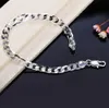 6-12 MM chaîne de charme 925 bracelet en argent sterling femmes hommes élégant bijoux fins fête de mariage en gros mode tendance cadeaux