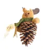 Kerstdecoraties Doll Pine Nuts kegels kunstmatige plastic nepplanten boom voor bruiloftsfeestdecoratie1