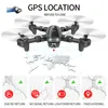 ドローンカメラUAVドローン4K HDカメラHD光フロー位置決めQuadrocopter高度ホールドFPV Quadcopters PK MI Drone Air AirCra