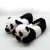 panda indoor slippers home shoes bear slippers anime Wood floor women men winter Custom Cartoon with warm panda home shoes18904053