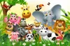 3D Wall Paper Home Decor Custom Beautiful Cartoon Animal 3d Animal Wallpaper Digital Print HD Wall paper