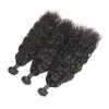 El cabello virgen brasileño con ondas de agua, uno de los paquetes 8A, cabello humano mojado y ondulado, teje 100 cabello humano brasileño rizado sin procesar E2741084
