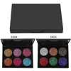 NOUVEAU POPFEEL 6 Couleur Maquillage Glitter Palette De Fard À Paupières Métallique Maquillage Palette Imperméable Éclaircir Les Yeux Lueur Brillants Pigments Cosmétiques