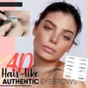 Magic 4D Hair-achtige Wenkbrauw Tattoo Sticker Valse Wenkbrauwen 7 Dag Langdaagse Super Waterdichte Makeup Eye Brow Stickers Cosmetica