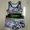 Ethika Dames Designer Badpak Shark Badmode Sport Bra + Shorts Trunks 2 stuk Merk Tracksuit Sneldrogende Beachwear Bikini Set kleding