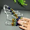 Gekleurde 4-Ball Glass Bending Cooker Glass Bongs Oliebrander Pijpen Water Rigs Roken