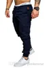 Calça casual masculina lápis calça de moletom longa se encaixa na cintura elástica masculino de roupas esportivas masculinas