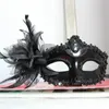 Sexy diamant or brillant plaqué masques de fête plume fleur accessoires de mariage mascarade Mardi Gras masque sexe dame Fiestas5761127