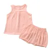 Ins Child Girl Boy Vestiti Set Summer Suit Vat Vest PP Shorts 2pcs Pigiama 5 Colori