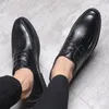 Yükseklik Artırılması Asansör Ayakkabı Yeni Erkekler Oxfords Zarif Erkekler Resmi Elbise Ayakkabı 2019 Damat Ayakkabı Siyah Kahverengi Dantel Up