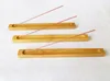 Elegante natuurlijke effen houten wierookbrander stick as catcher houder wierook asboard aromatherapy wierooktool f3189