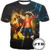 Anime T Shirt Men ffy 3D Shirts Women Tees Couple Tops One Piece Fashion Summer Tshirts Hip Hop Streetwear S5XL 10 Styles92702894535336