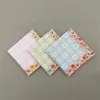 12PCS 43x43CM 60s Printed handkerchief Japan Korea Handkerchief Cotton Print Lady Bandana Fresh Handkerchief