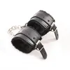 1Pair Pu Leather Handcuffs Fetisch Bondags Restraints Wrist Hand Muffs For Par For Party Favor Supplies1586114