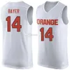 Syracuse Orange College Nr. 13 Paschal Chukwu Basketballtrikot Nr. 14 Braedon Bayer Nr. 15 Carmelo Anthony Herren-Trikots mit individuell genähten Nummern und Namen