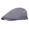 Sommer Frühling Großhandel Unisex Polyester Mesh Zeitungsjunge Mütze Ivy Hut Atmungsaktive Sonnenblende Kappe Männer Frauen Wandern Hut Berets