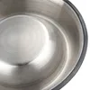 Stainless Steel Pet Dog Cat Feeding Bowl Water Dish Feeder 15cm 18cm 22cm 26cm 30cm Dog Bowls Puppy Cat Food Drink Water Bowl Dish BC BH3127