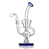 Hookahs Recycler Oil Rigs 안경 물 봉