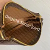 M58009 Mini Pochette Accessoires N58009 الأزياء المميزة للنساء القماش Pouch المساء القابض zippy سلسلة محفظة المحفظة