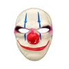 Maski klaunów na imprezę maskaradową przerażające klauna maska ​​payday 2 Halloween Horrible Mask 4 Styles Halloween Party Masks210w