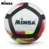 2018新しいブランドMINSA高品質A +++標準サッカーボールPUサッカーボールトレーニングボールフットボールオフィシャルサイズ5
