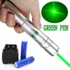 Astronomy Teaching Powerful Green Laser Pen Pointer 5mw 532nm Visible Beam Military Green Laser Pen + 18650 Battery + Charger