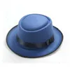 Chapeau fedora en imitation laine pour hommes et femmes, unisexe, en feutre, tarte au porc, écrasable, chapeau d'hiver, danse, panama, Hat7498003