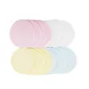 8cm 12pcs Bamboo Cotton Soft Reusable Skin Care Face Wipes Washable Deep Cleansing Cosmetics Tool Round Makeup Remover Pad
