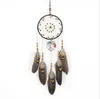 Dreamcatcher Wind Chimes Handmade Nordic Dream Catcher Net With Feathers Beads Wall Hanging Dreamcatcher Craft Gift Home Decoration