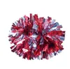 pom poms Cheerleading 50g Cheering pompom Metálico Pom Pom Cheerleading produtos muitas cores para sua escolha