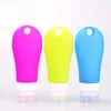 38ml 60ml 90ml Portable Bouteille De Remplissage En Silicone Voyage Hommes Femmes Shampooing Bain Tourisme Cosmétiques Organisateur Bouteille De Gel De Silice Outils De Poche