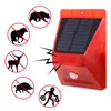 SOLAR ALARM LIGHT Orchard Anti-theft Larm 24-timmars ljud och ljus 4 lägen 8 LED Solvarningsljus med fjärrkontroll