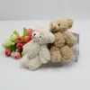 Kawaii Małe Połączone Miś Misie Nadziewane Pluszowe Z Łańcuchem 12 CM Zabawki Teddy-Bear Mini Bear Ted Bears Pluszowe Zabawki Gifts Christmas Gift K0295